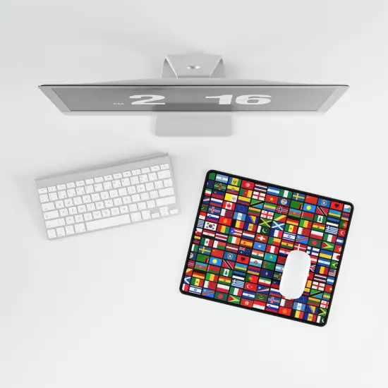 144 Flags of the Countries of the World, International Gift Desk Mats