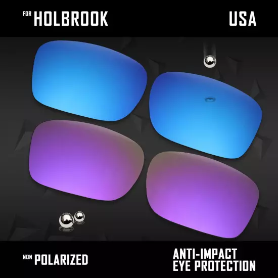 Anti Scratch Polarized Replacement Lenses for-Oakley Holbrook OO9102 Options