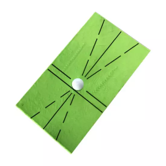 Golf Training Mat for Swing Detection Batting Practice Trajectory Pad Hiting Aid