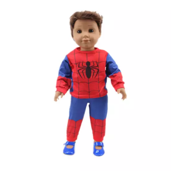 Super Heroes shirt & pants made for 18'' American girl doll pajamas clothes