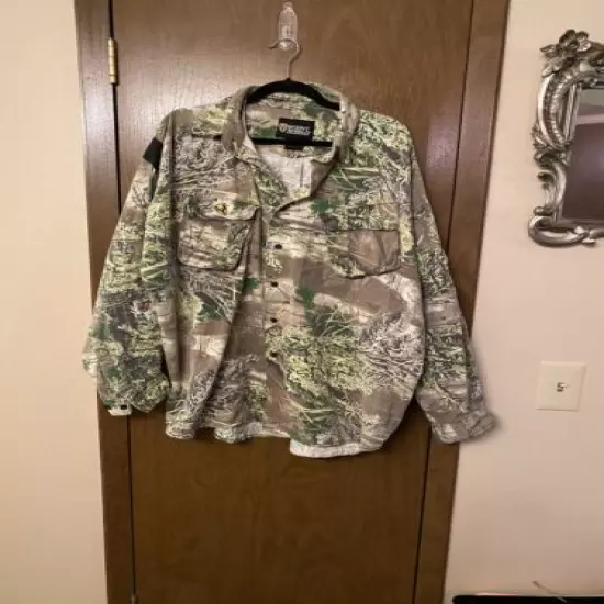 Scent Shield Recon System Layer One Camo Hunting Shirt Mens Size XXL Real Tree