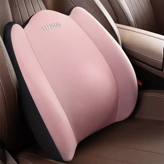 Car Lumbar Support Headrest Neck Pillow Support Soft Neck Cushion Back Support