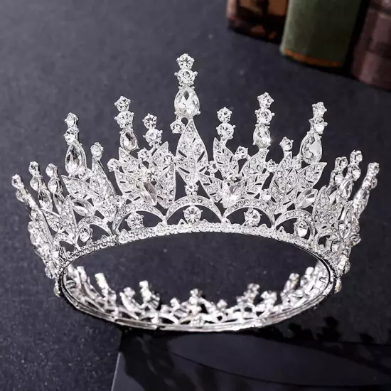 Pageant Tiaras and Crowns Rhinestone Headbands Bride Wedding Hair Accessories