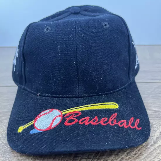 Baseball Hat Adult Baseball Hat Black Hat Adjustable Adult Size Hat Black Cap