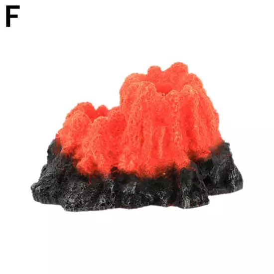 Fish Tank Volcano Decoration Volcanic Eruption Decoration D2P1