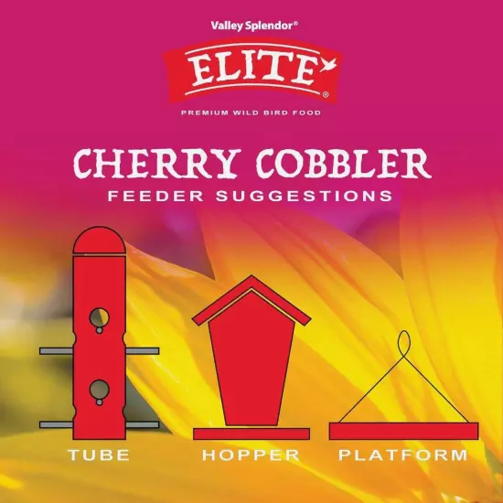 Valley Splendor Elite 5 Lb. Cherry Cobbler Premium Wild Bird Food 9517 Valley