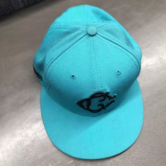 new era 59fifty 7 1/8 Crooks And Castles Turquoise Hat Cap Embroidered 8021 CC