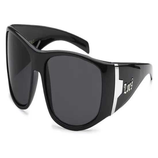 LOCS Hardcore Gangster Sunglasses Classic Lowrider Biker Cholo Designer Eyewear