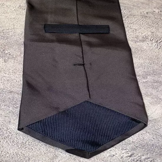 SEIGO KATSURAGAWA Hand Made In Japan Solid Gray Grey 100% All Silk Necktie Tie