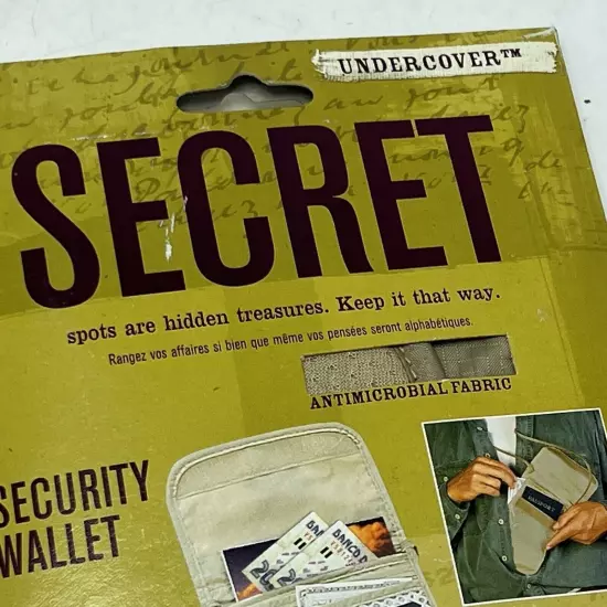 NEW Eagle Creek Secret Undercover Security Wallet Money Passport Keys Open Box