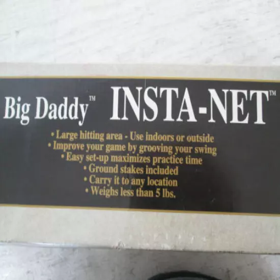 PAR Classics, Big Daddy Insta-Net, Golf, Good Used Condition