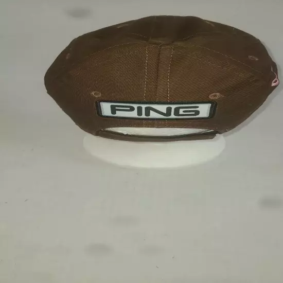 Ping G5 Womens Hat Cap Adjustable Strapback Pink On Brown