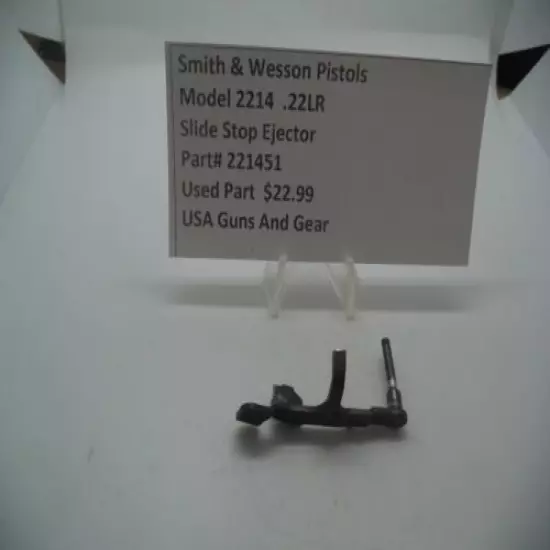 221451 Smith & Wesson Pistol Model 2214 Slide Stop Ejector .22 LR