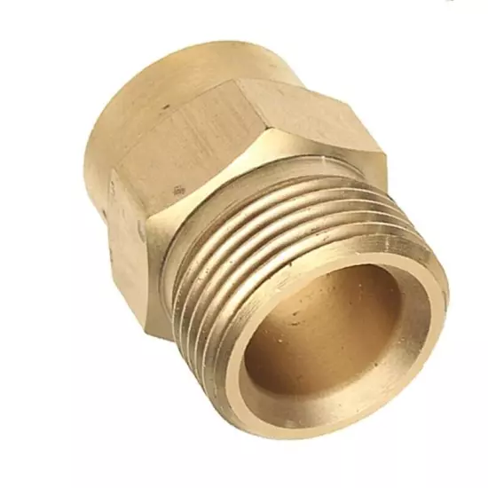 Heavy Duty Brass Gasket Adapter Foam Coupler 14 F M22 for High Pressure Water