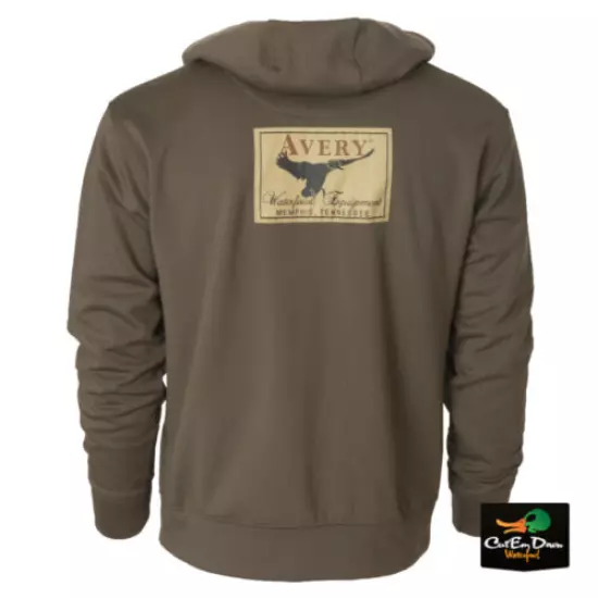 NEW AVERY OUTDOORS COTTON HOODIE - HOODED SWEAT SHIRT - AVERY LOGO - A1050005 -