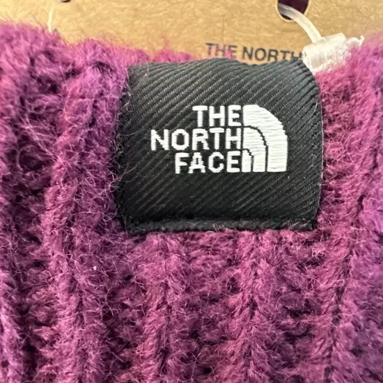 The North Face Womens Cable Minna Mittens Pamplona Purple New Size XS/S