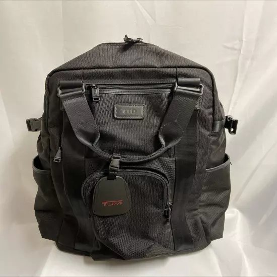 TUMI 22380DH Alpha Bravo Lejeune Backpack Tote Black Excellent Condition