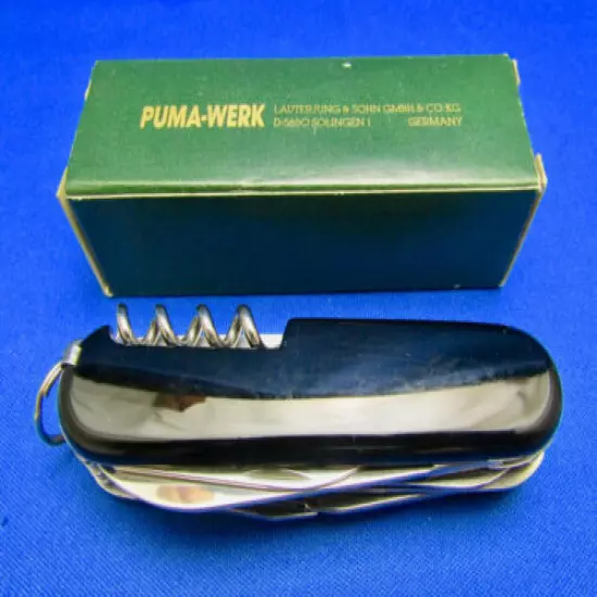 PUMA VTG OFFIZIERMESSER (Officer's Knife) 94497-5802 Made In Germany MINT COND.