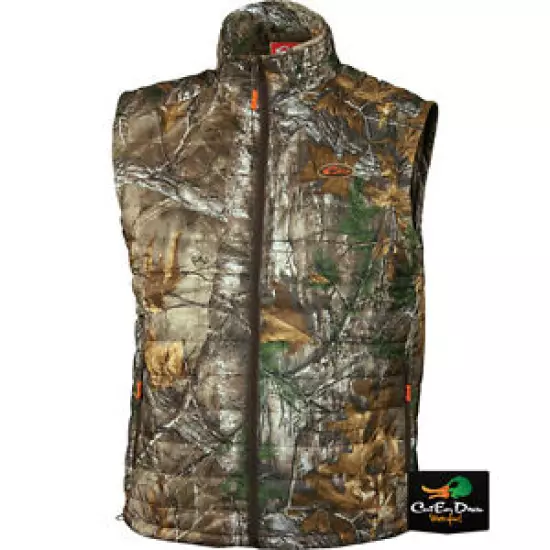 DRAKE WATERFOWL NON-TYPICAL SYNTHETIC DOWN PACKABLE PAC-VEST XTRA CAMO MEDIUM