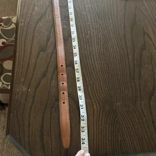 Vintage Robert Lee Morris Brown Leather Belt Womens Medium