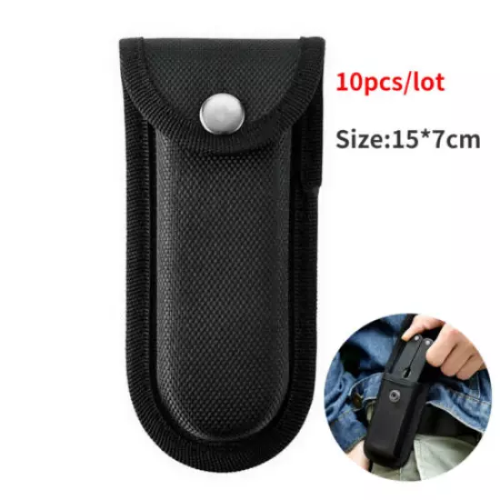 10pcs set Tactical Knife Holster Magazine Pouch Single Pistol Mag Bag Molle Bags