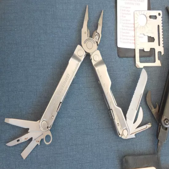 Leatherman Wave Plus N rebar Folding Multi Tools n 2 others