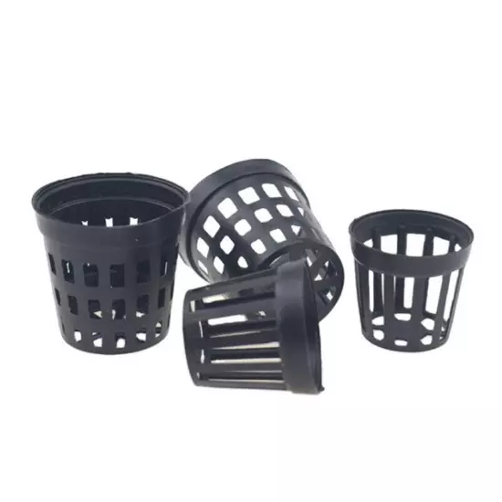 10Pcs Plastic Aquatic Pots Basket For Aquarium Water Flower Plant Grass Decor