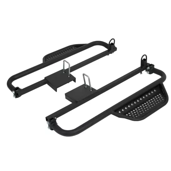 For Club Car DS Set of 2 New Golf Cart Nerf Bars / Running Boards Side step