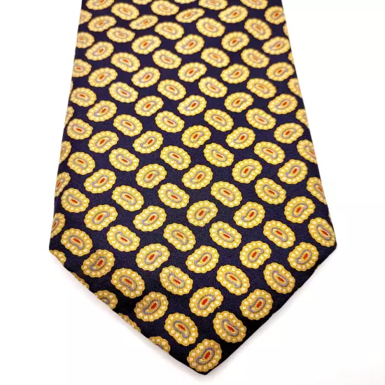 John Weitz by Burma Paisley on Blue Colorful Necktie Classy Business Style