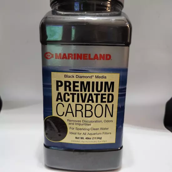 Marineland Black Diamond Media Premium Activated Carbon 40 oz, Opened