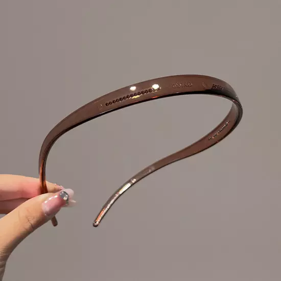 Sunglasses Shaped Headband Plastic Transparent Non-slip Hair Hoop Hair Tool