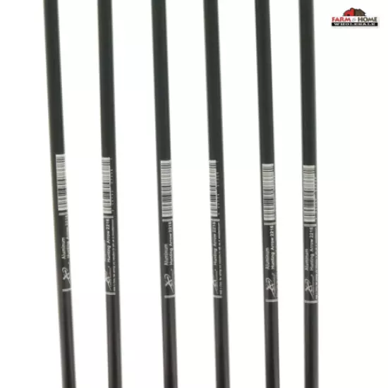 31" Aluminum Hunting Arrows Black 6pk ~ NEW