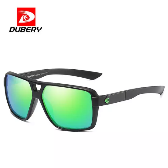 DUBERY Pilot Polarized Sunglasses Men Driving Fishing Sun Glasses Women Mirror