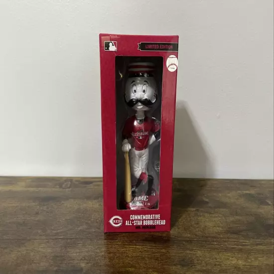 2015 Mr Redlegs Commemorative All-Star Limited Bobblehead Cincinnati Reds NIB