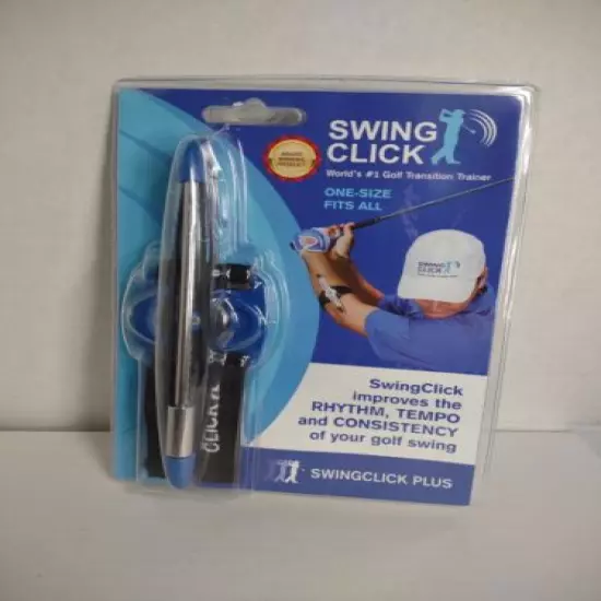 Swing Click Plus Golf Transition Trainer Blue One Size Fits All New (e)