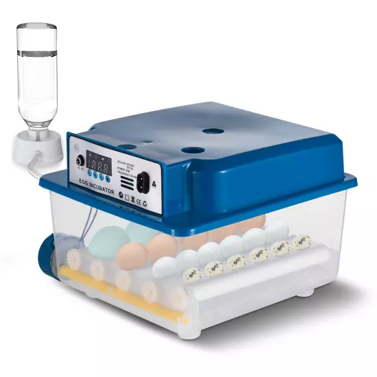 16 Eggs Incubator with Automatic Turning, Humidity Control, V1C3