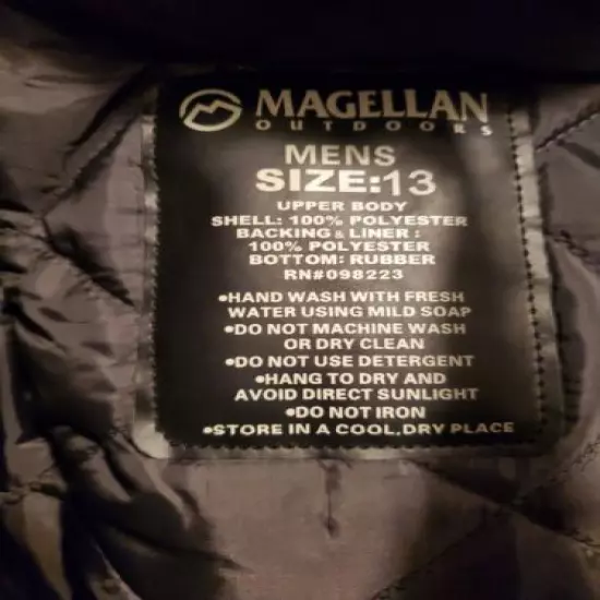  Magellan Outdoors Sportsman Garrison TRKR-X 800 Realtree Max5 Waders SIZE 13 