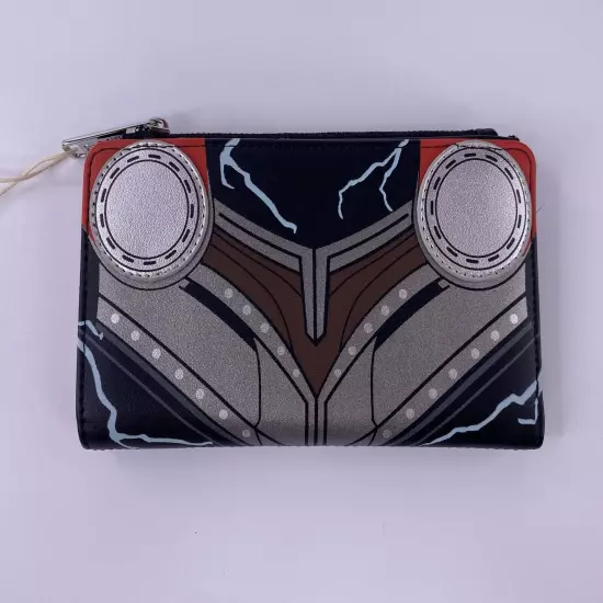 Loungefly Marvel Thor L&T Cosplay Mini Backpack & Wallet Set GITD NWT