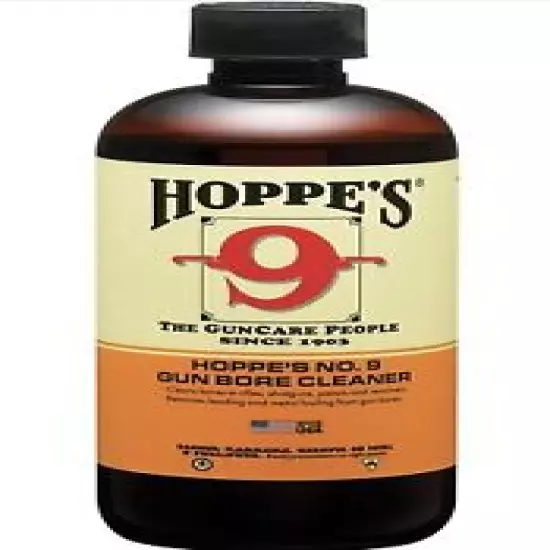 Hoppe's No. 9 Gun Bore Cleaning Solvent, 1-Quart Bottle 32 oz 