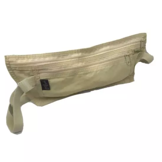 Vintage Eagle Creek 2 Pocket Fanny Waist Pack Beige Torso Pack 11” x 5”