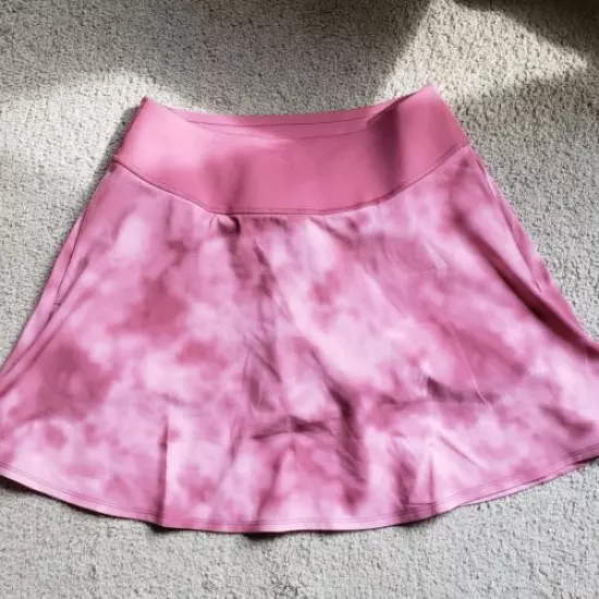 Puma Women Pink Tie Dye Watercolor Skort Size S Sample