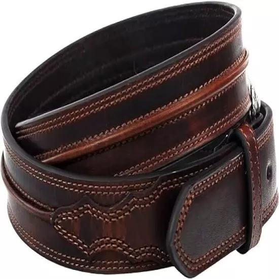 Size 34 Ariat Men's Oil Skin Line, Aged Bark Belt