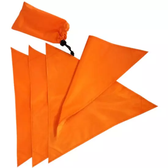 Blaze Orange Hub Blind Safety Panels