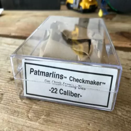 Patmarlins Checkmaker Gas Check Forming Tool and Die Set in 22 cal