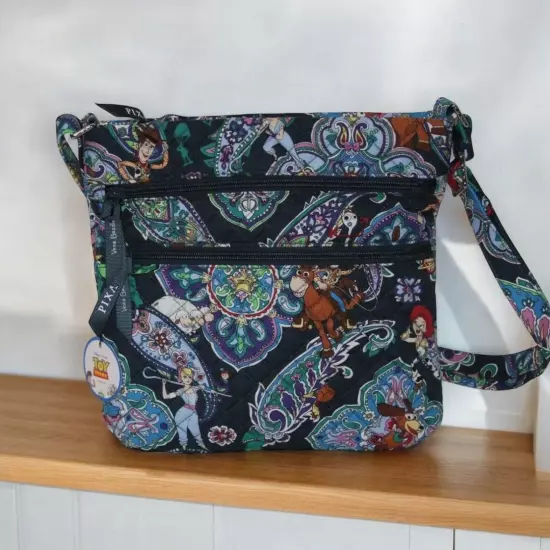 Vera Bradley Disney Toy Story Andy’s Room Triple Zip Hipster Crossbody