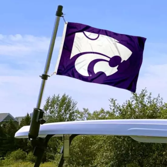 Kansas State University KSU Boat and Golf Cart Flag