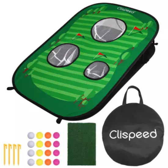 Golf Cornhole Game Set Foldable Golf Training Net Golf Target Net Outdoor Game