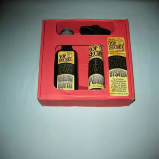 TOP SECRET SCENT SAVER SYSTEM -NEW-HUNTING - DEER -TREE STAND-BLINDS