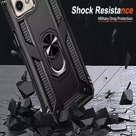 For Motorola Moto G 5G 2024 2023 2022 Case Phone Cover Shockproof+Tempered Glass