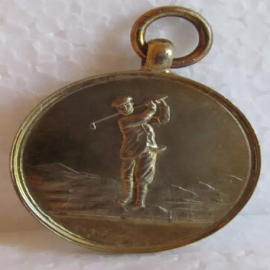 HALLMARKED STERLING GOLF MEDAL-ARTISAN GOLFERS ASSN. 1952